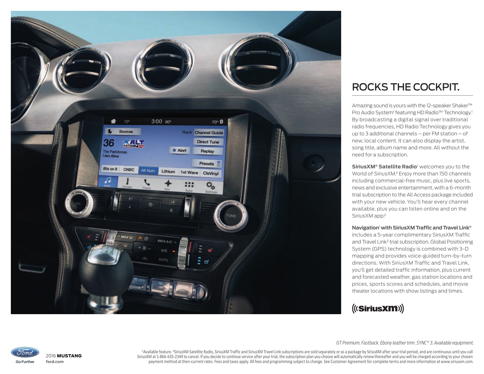 2016 Ford Mustang Brochure Page 20